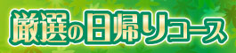 ロイヤル観光厳選の日帰りコース